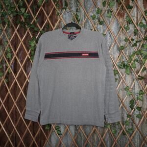 Medium - Vintage Y2K Abercrombie and Fitch stripe LS t-shirt